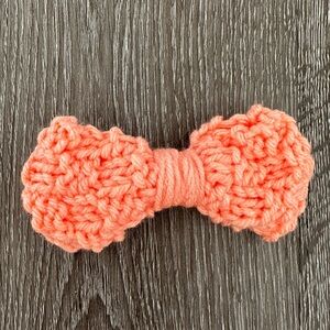 Handmade Peach Hair Bow